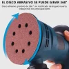 Lijadora eléctrica de placa lijadora, para procesamiento de madera, muebles y pulido de automóviles, 300 W, 6 velocidades, 5 pulgadas, 125 mm - Image 3